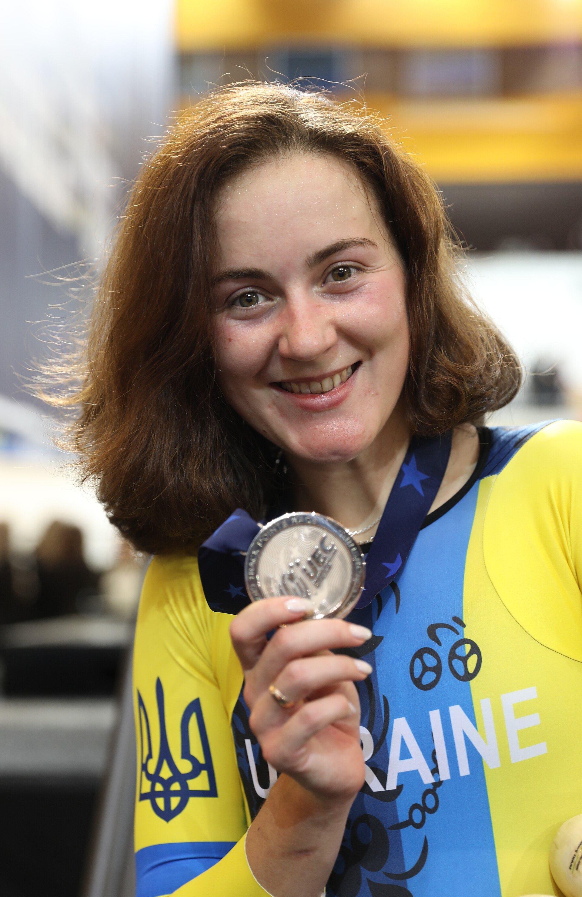 Imagem de referência de Hanna Solovey, descrito nos dados abertos como ciclista ucraniana