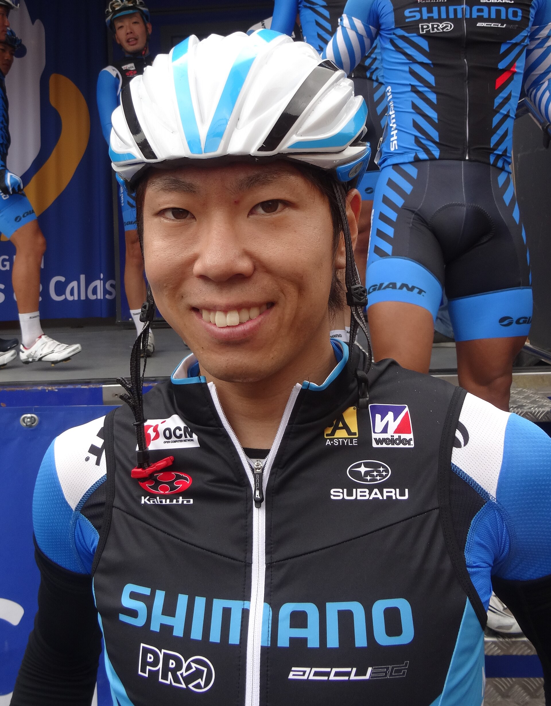 Imagem de referência de Yusuke Hatanaka, descrito nos dados abertos como ciclista japonês