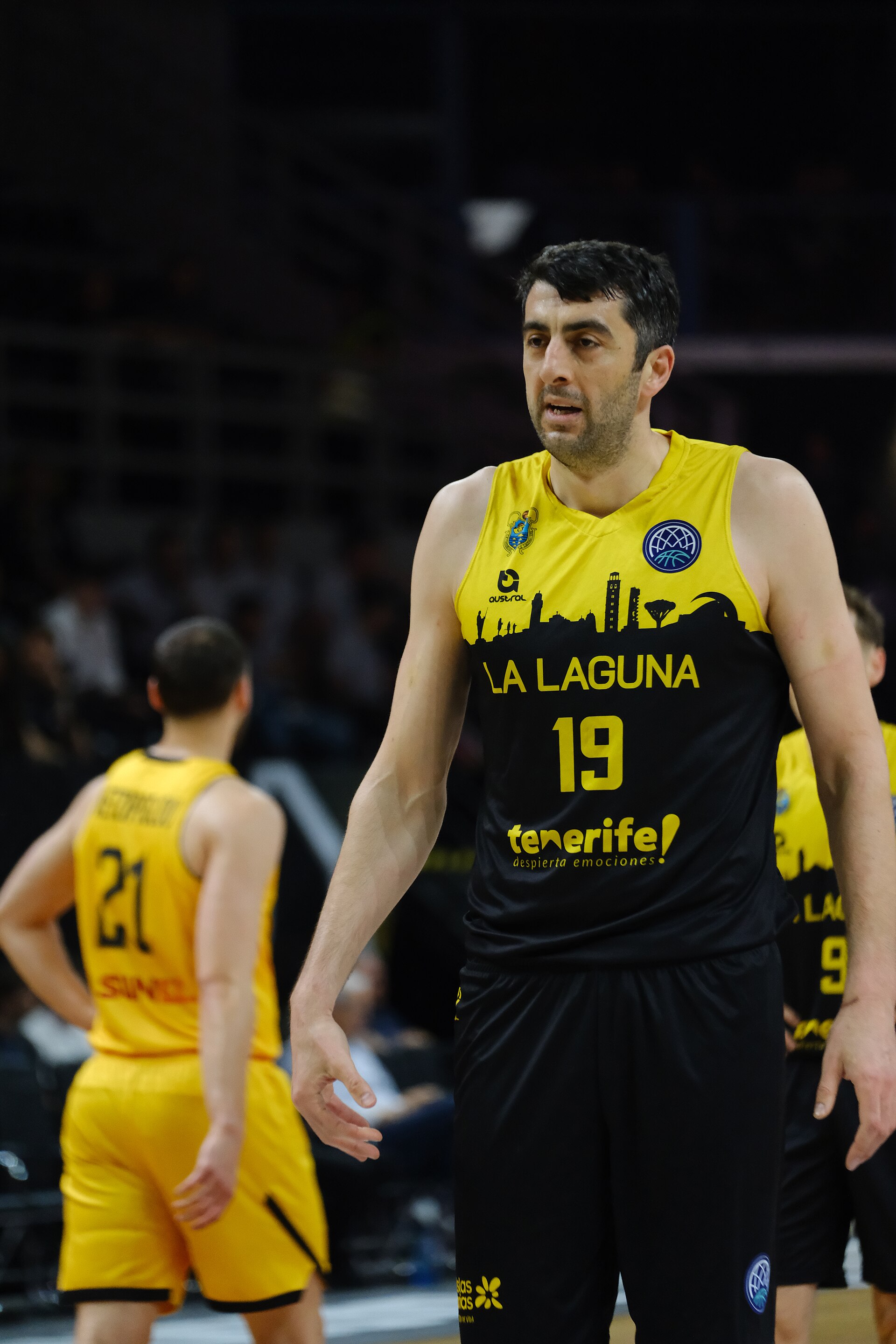 Imagem de referência relacionada a Giorgi Shermadini, item descrito como jogador de basquetebol georgiano