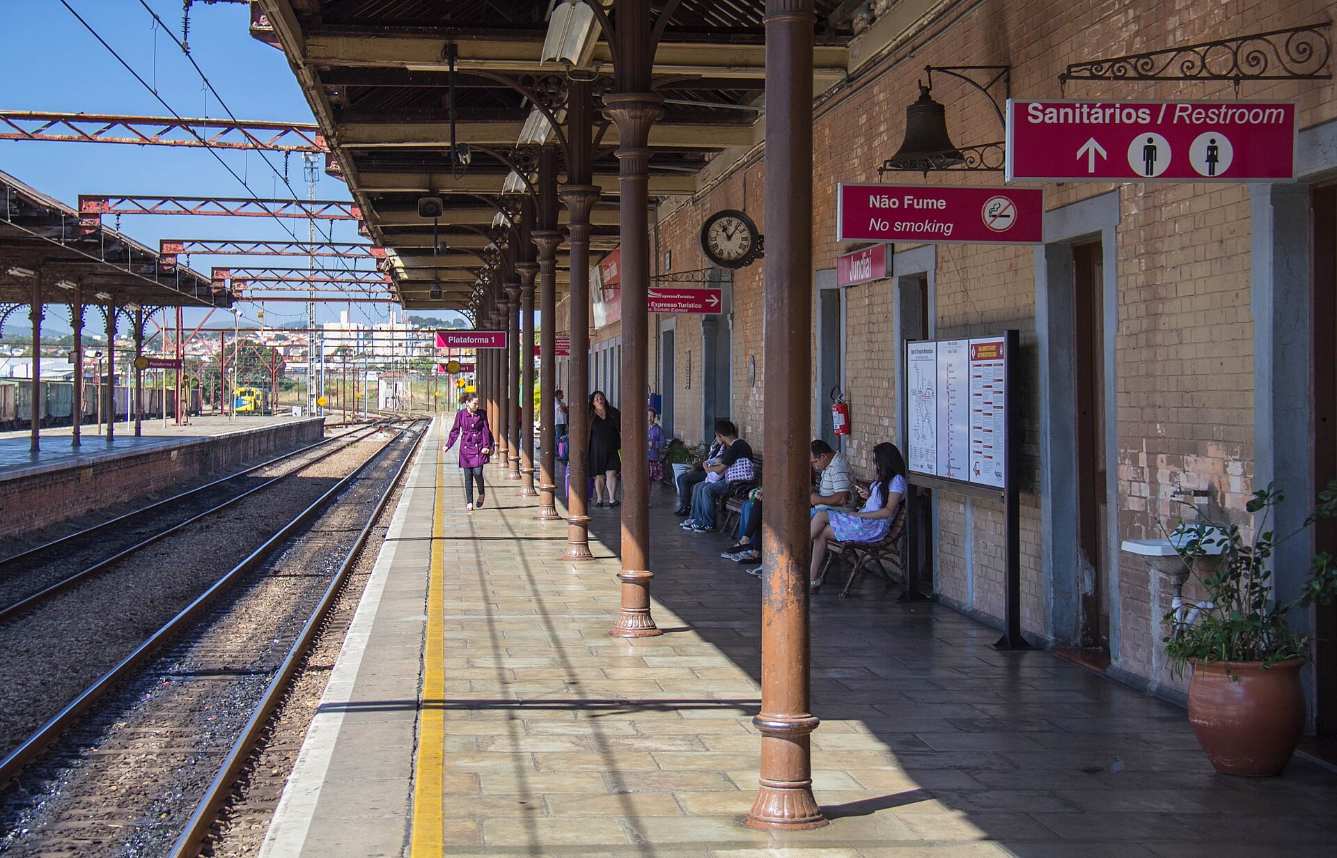 Imagem de referência de Estação Jundiaí, descrito nos dados abertos como estação ferroviária no Estado de São Paulo, Brasil