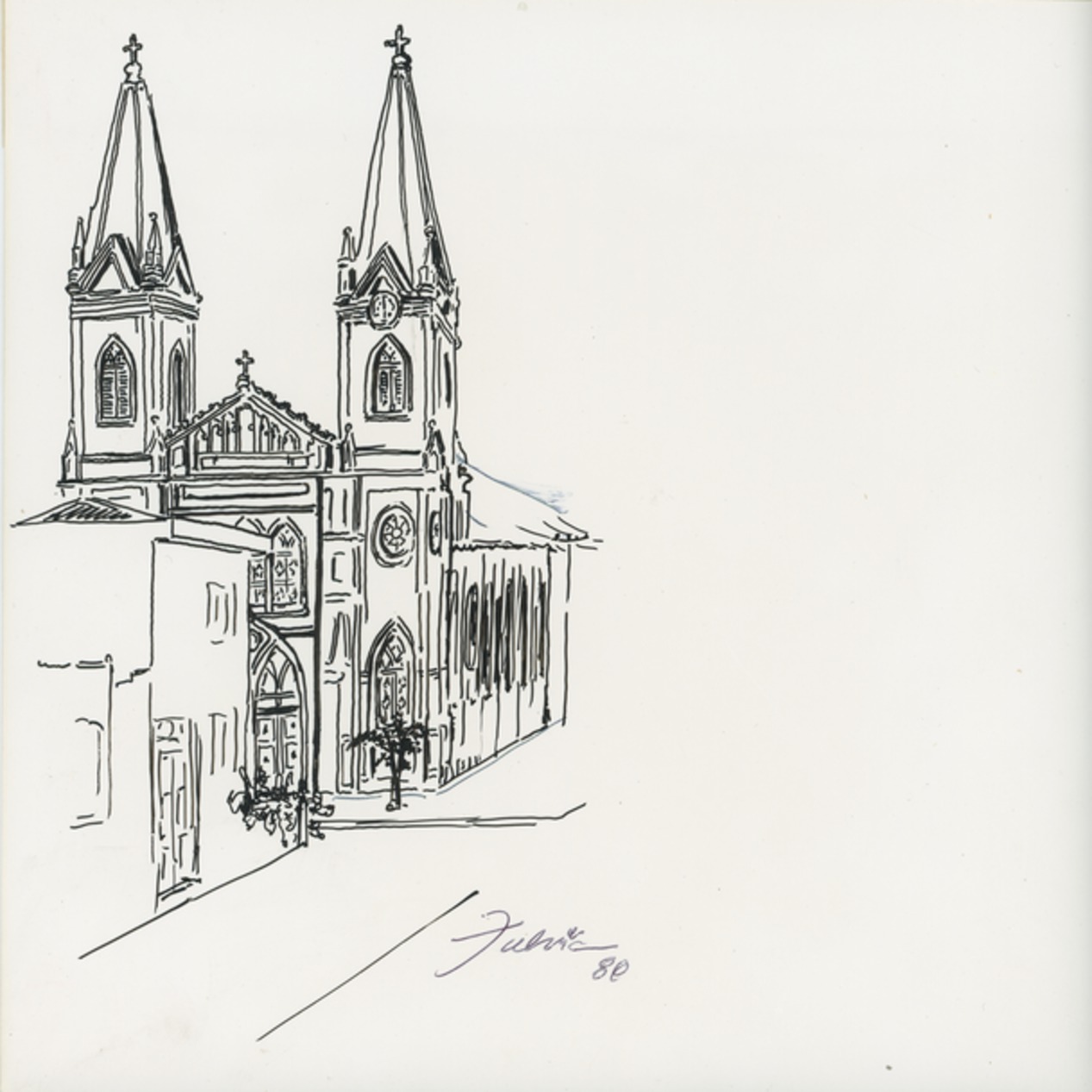 Imagem de referência de Igreja São José, descrito nos dados abertos como desenho de Fúlvia Gonçalves (FG 52)