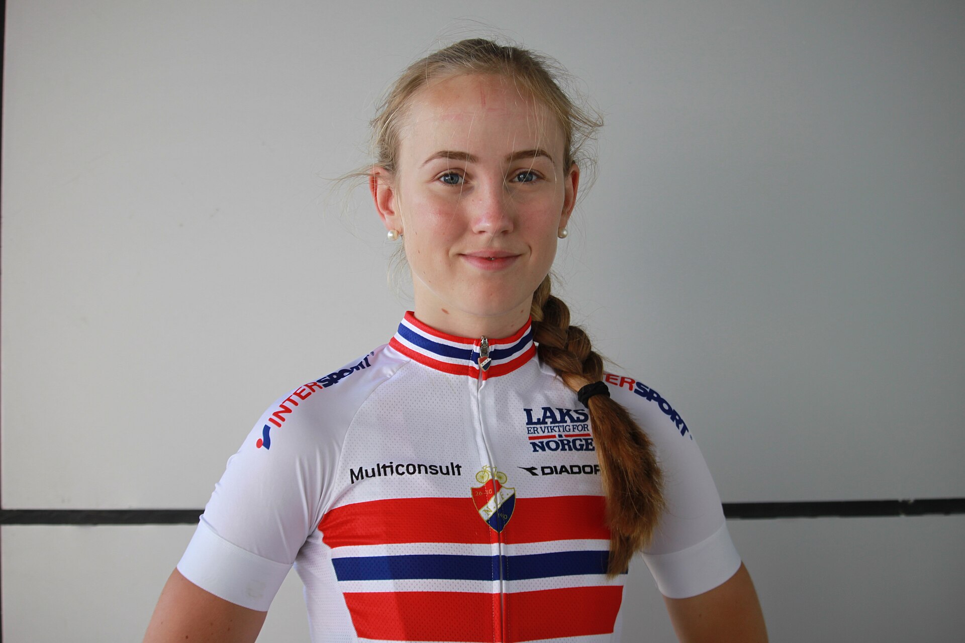 Imagem de referência de Ingvild Gåskjenn, descrito nos dados abertos como ciclista norueguesa