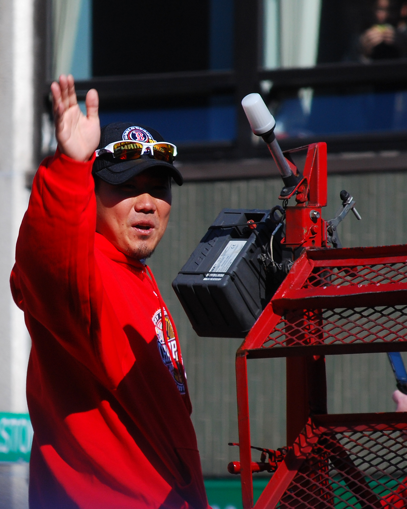 Imagem de referência de Daisuke Matsuzaka, descrito nos dados abertos como jogador de beisebol profissional japonês, jogador da MLB, crítico de beisebol, comentarista de beisebol