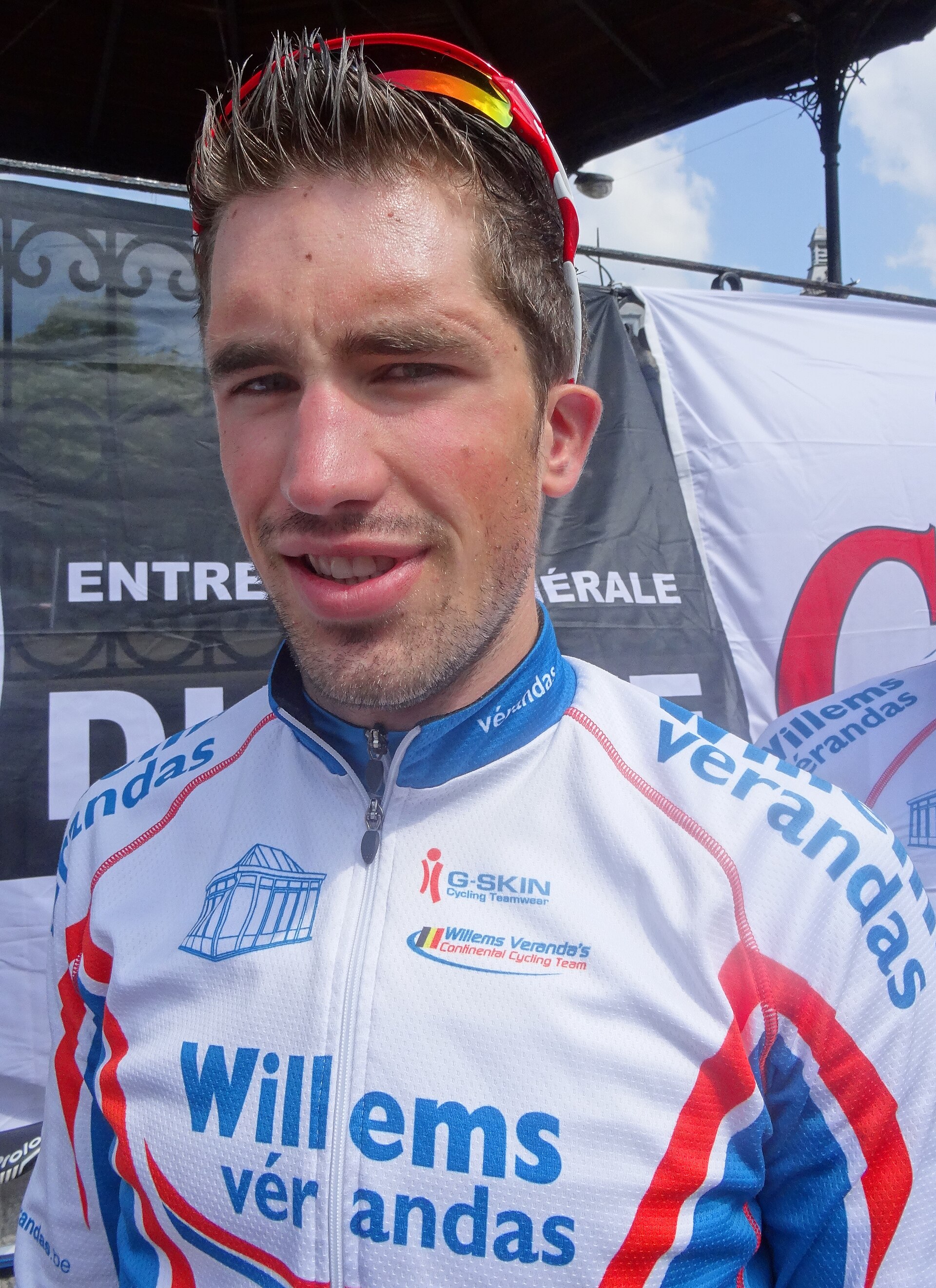 Imagem de referência de Jelle Mannaerts, descrito nos dados abertos como ciclista belga