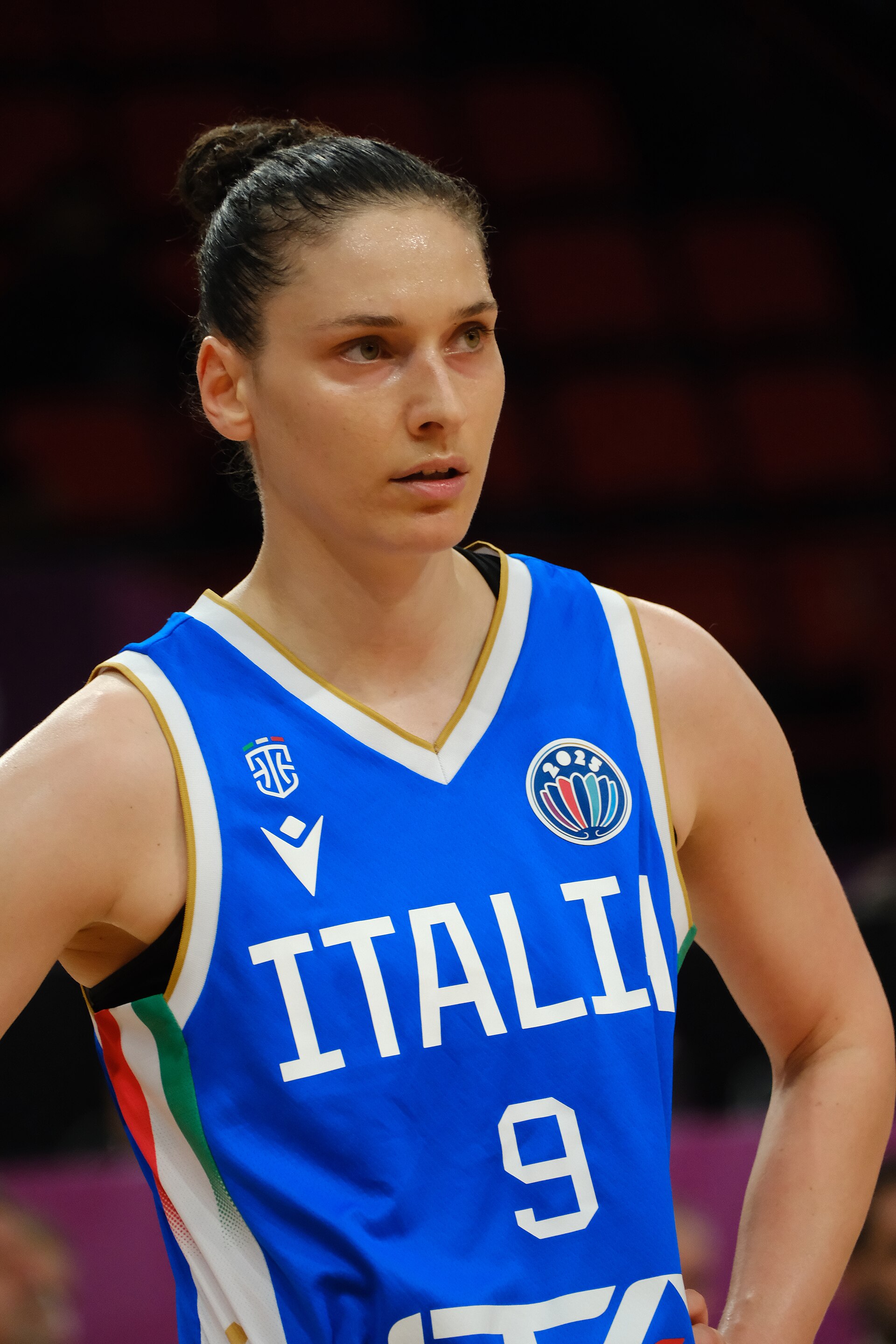 Imagem de referência relacionada a Cecilia Zandalasini, item descrito como jogadora de basquetebol italiana