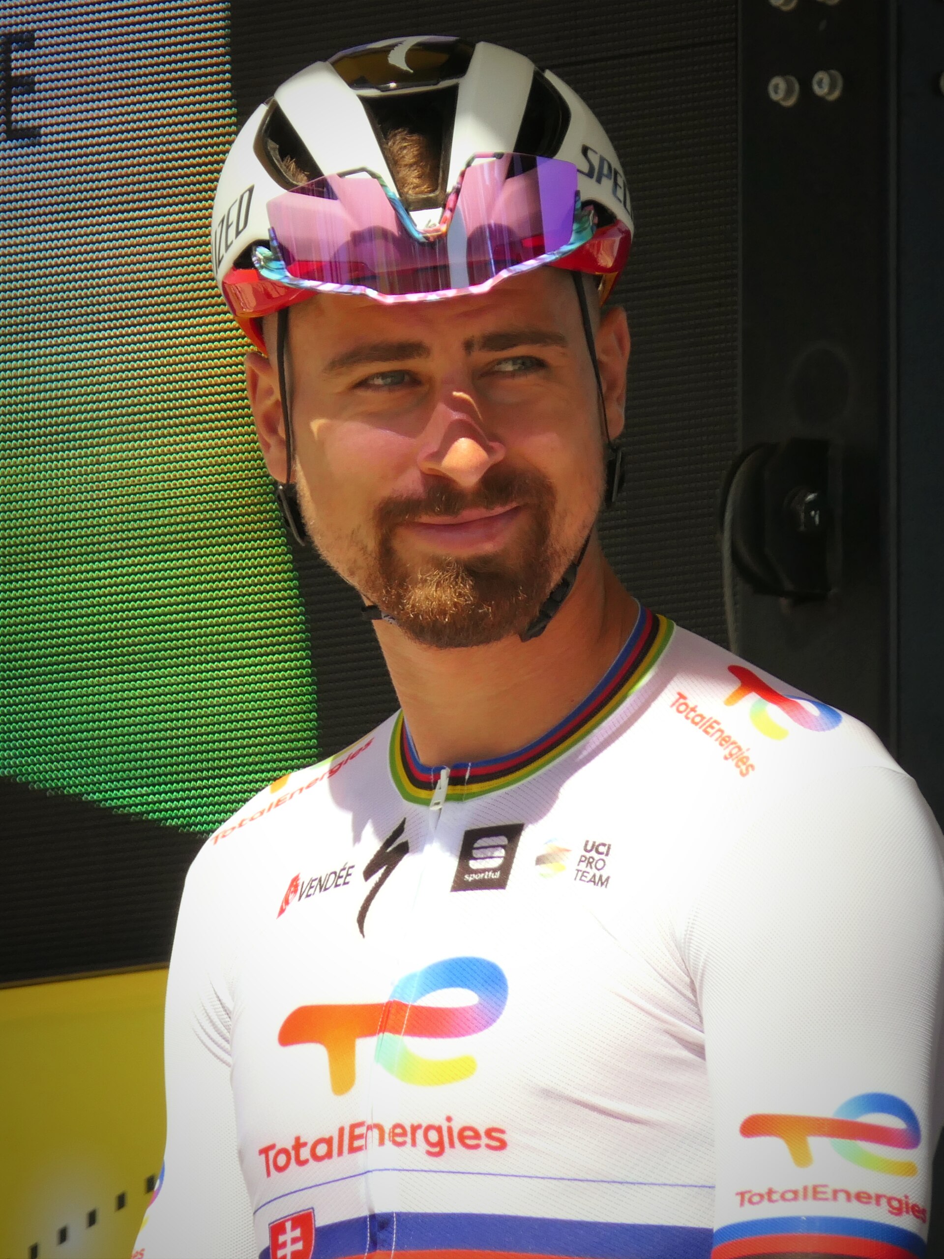 Imagem de referência de Peter Sagan, descrito nos dados abertos como ciclista eslovaco