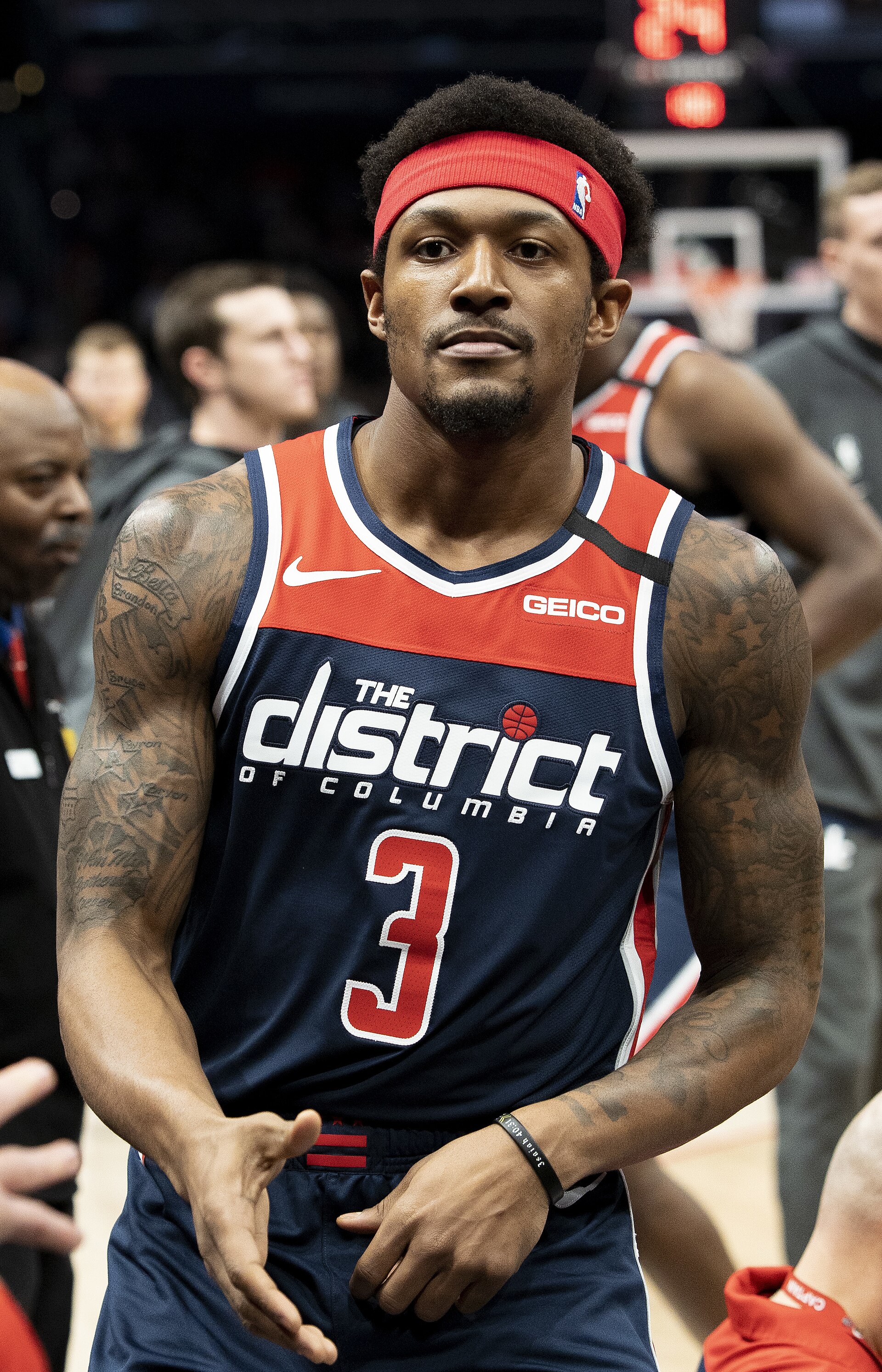 Imagem de referência de Bradley Beal, descrito nos dados abertos como basquetebolista estadunidense