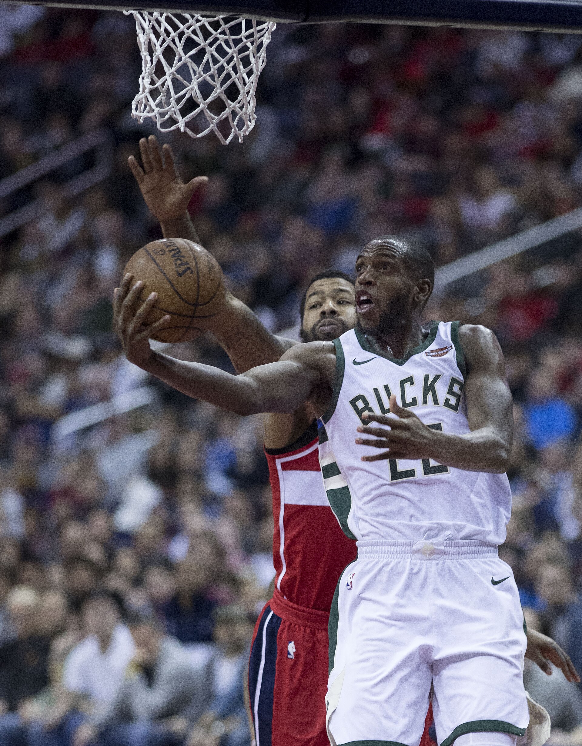 Imagem de referência relacionada a Khris Middleton, item descrito como basquetebolista estadunidense