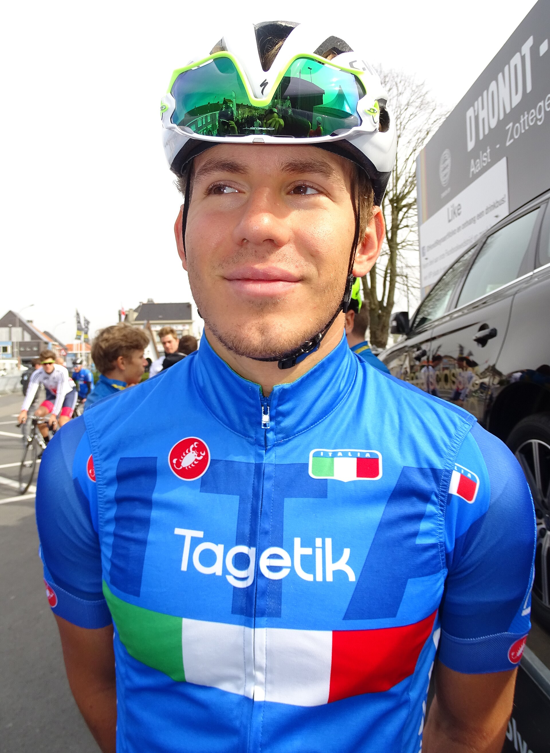 Imagem de referência de Davide Ballerini, descrito nos dados abertos como ciclista italiano