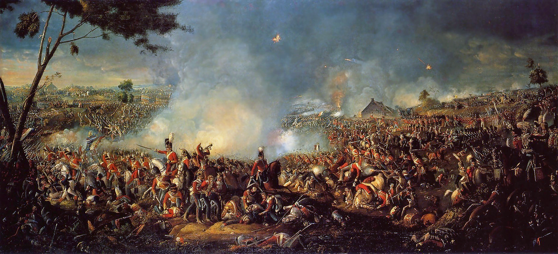 Imagem de referência de Batalha de Waterloo, descrito nos dados abertos como confronto militar
