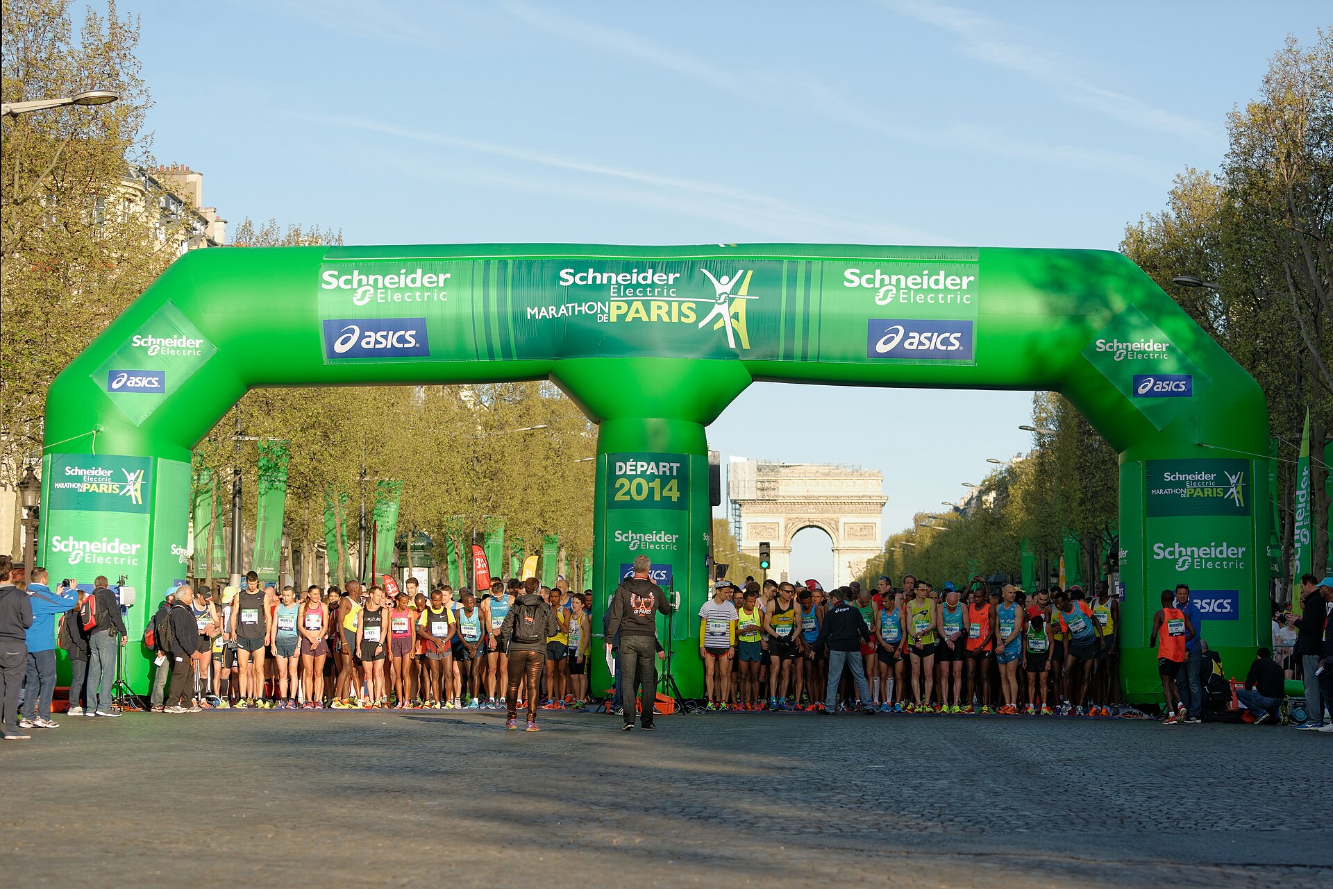 Imagem de referência de Maratona de Paris, descrito nos dados abertos como competição de atletismo em Paris, França