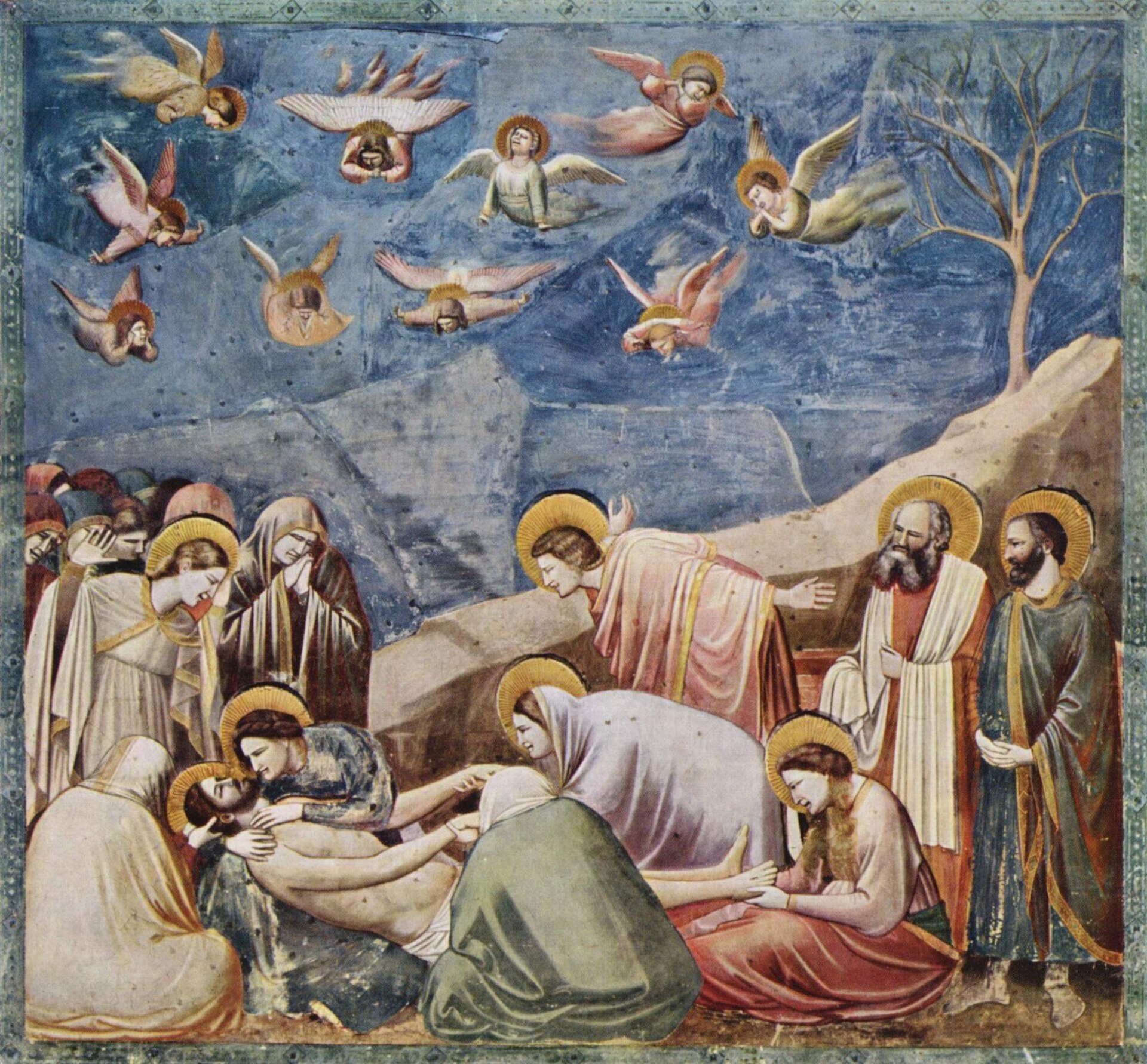 Imagem de referência de A lamentação sobre o Cristo morto, descrito nos dados abertos como pintura de El Greco