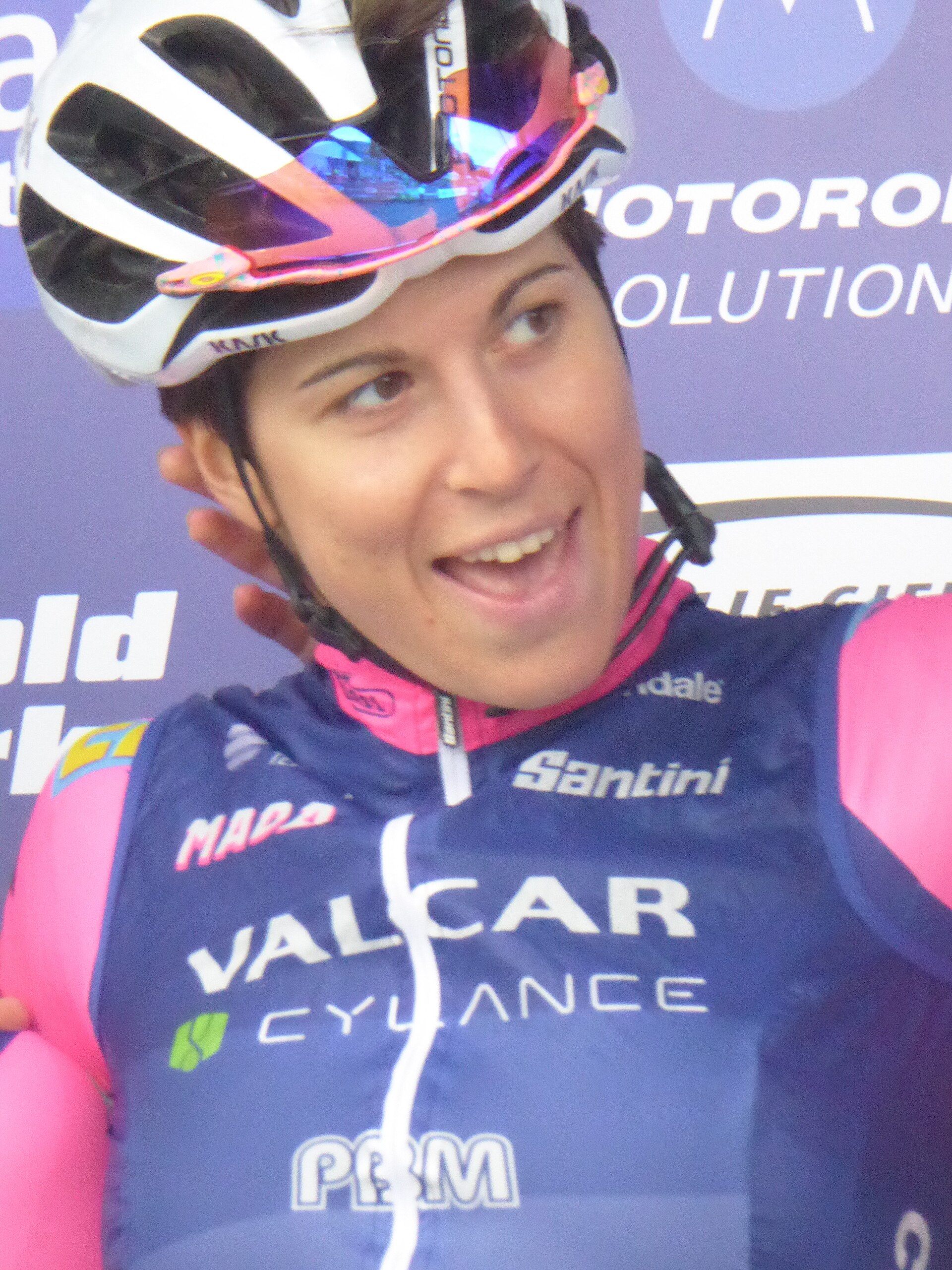 Imagem de referência de Ilaria Sanguineti, descrito nos dados abertos como ciclista italiana