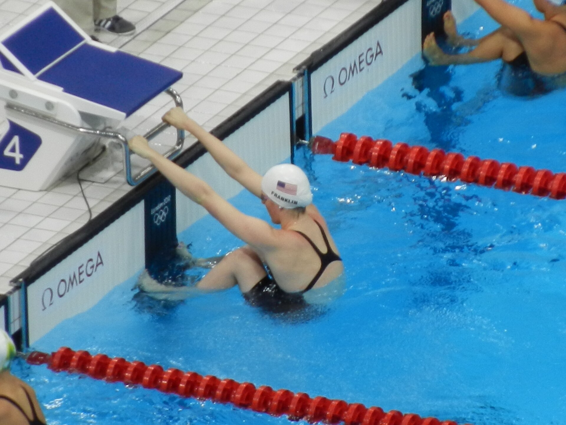Imagem de referência de Missy Franklin, descrito nos dados abertos como nadadora norte-americana
