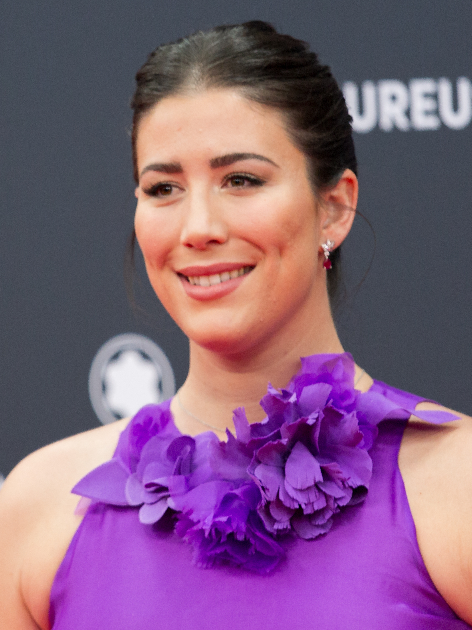 Imagem de referência de Garbiñe Muguruza, descrito nos dados abertos como tenista espanhola