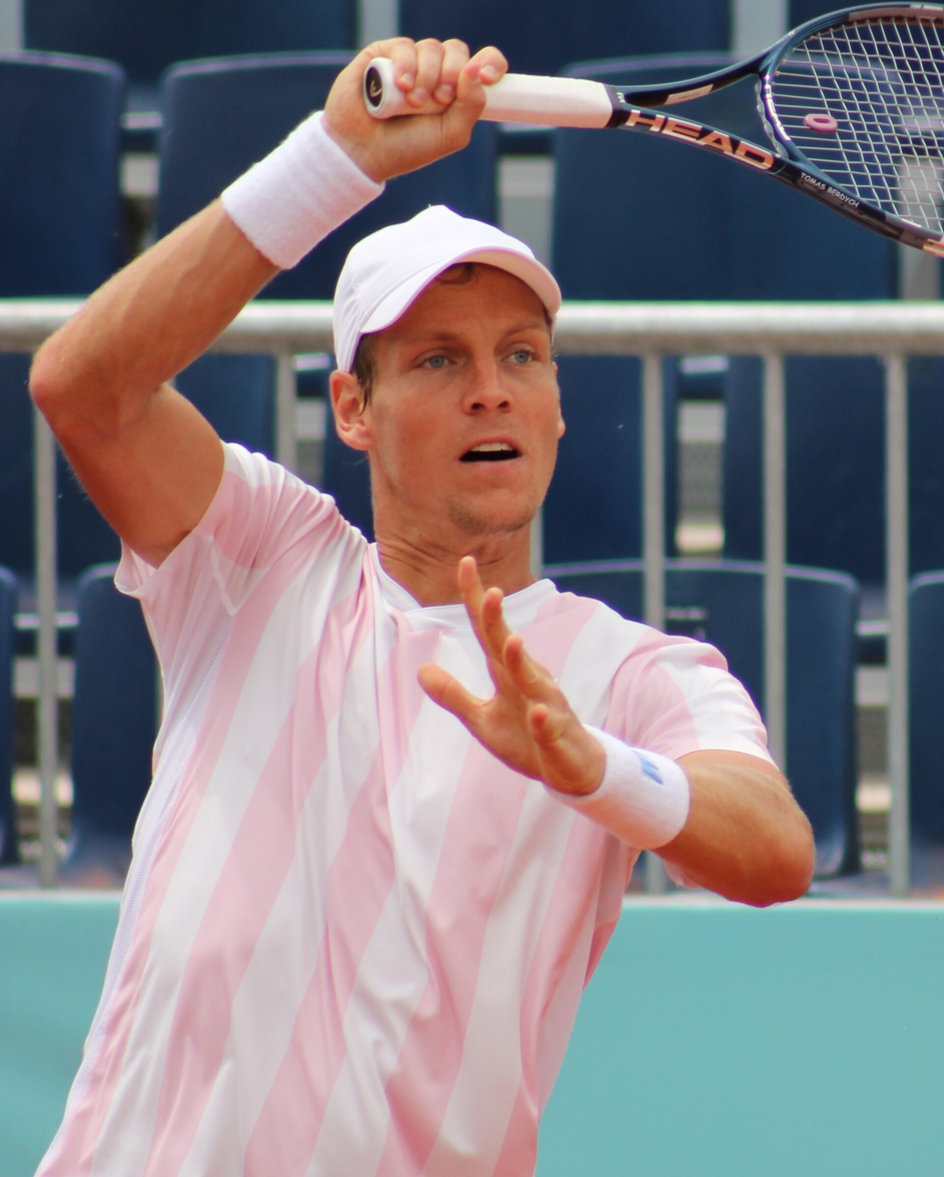 Imagem de referência relacionada a Tomáš Berdych, item descrito como tenista checo