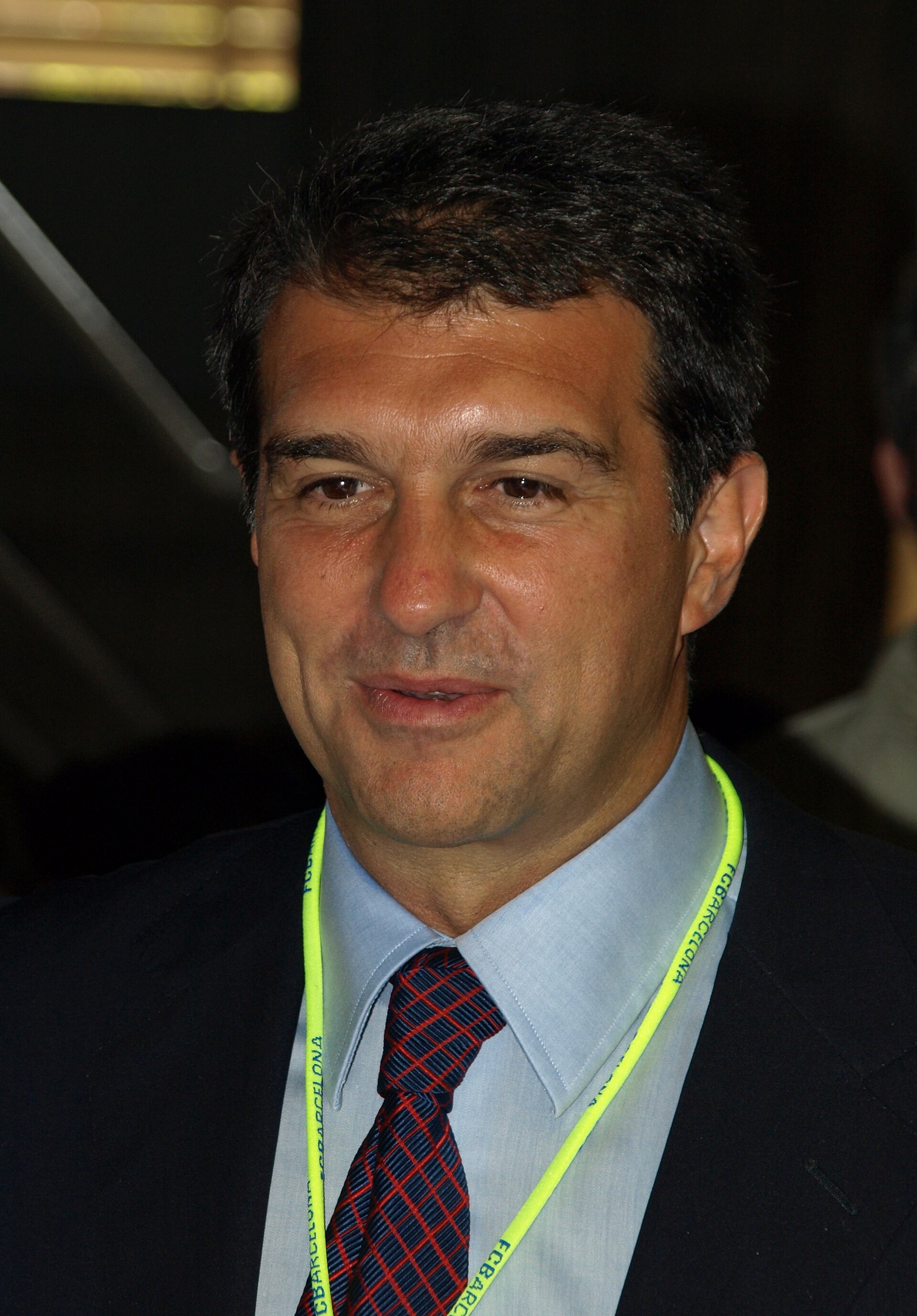 Imagem de referência de Joan Laporta, descrito nos dados abertos como político espanhol