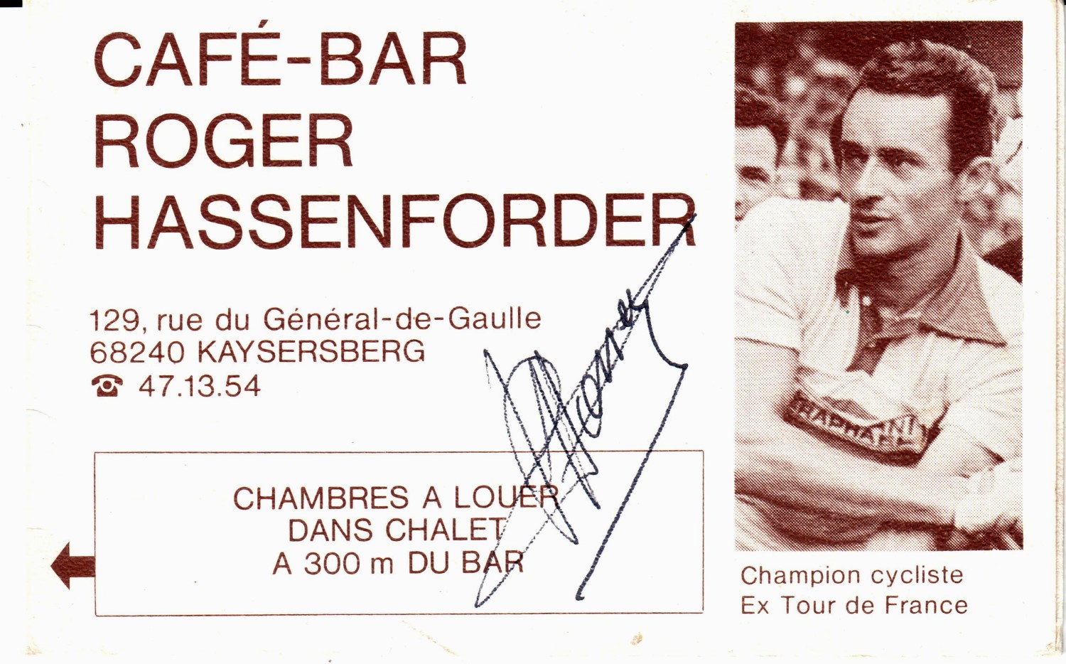 Imagem de referência de Roger Hassenforder, descrito nos dados abertos como ciclista francês