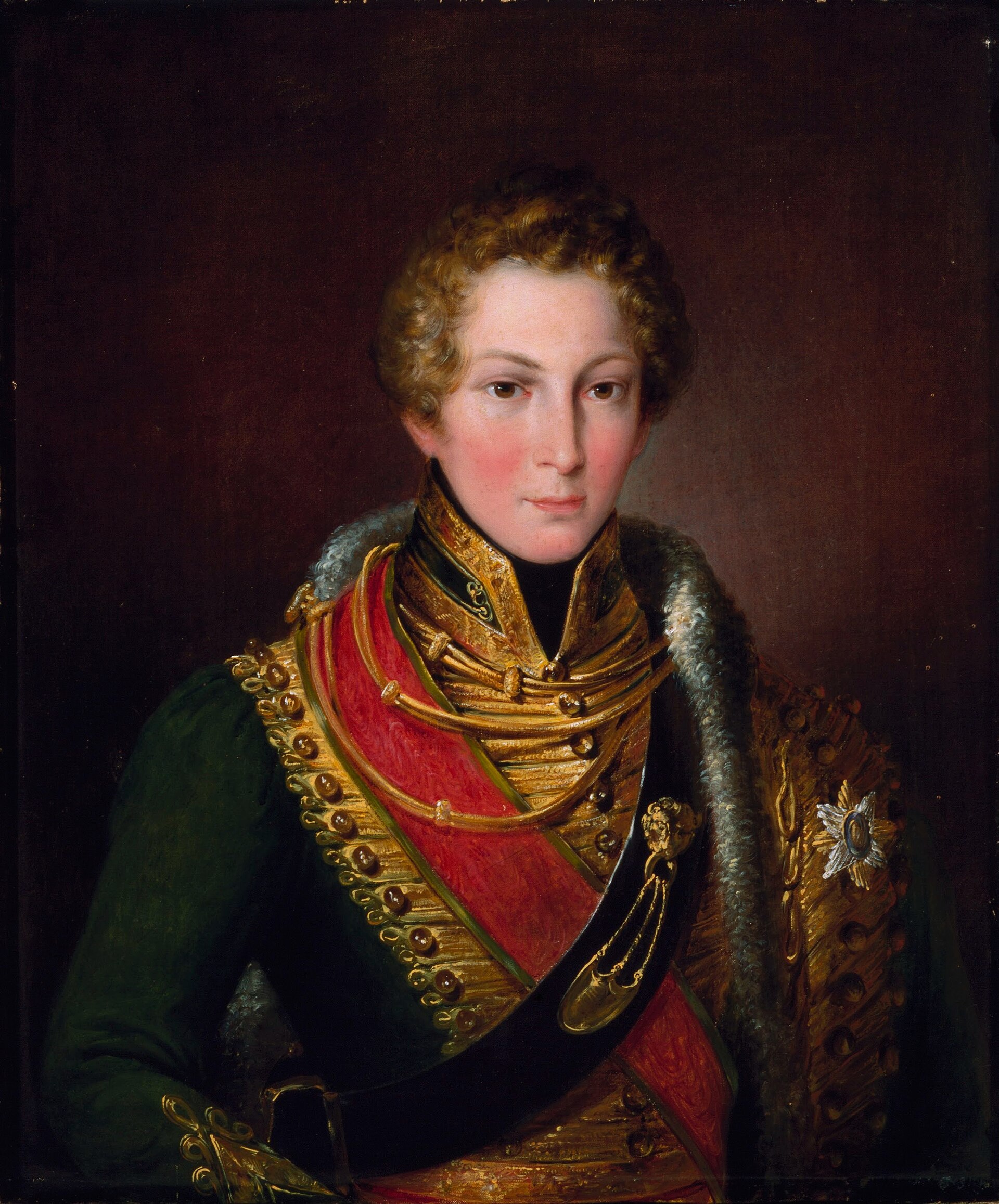 Imagem de referência de Retrato de D. Maria II de Portugal, descrito nos dados abertos como pintura de Ferdinand Krumholz