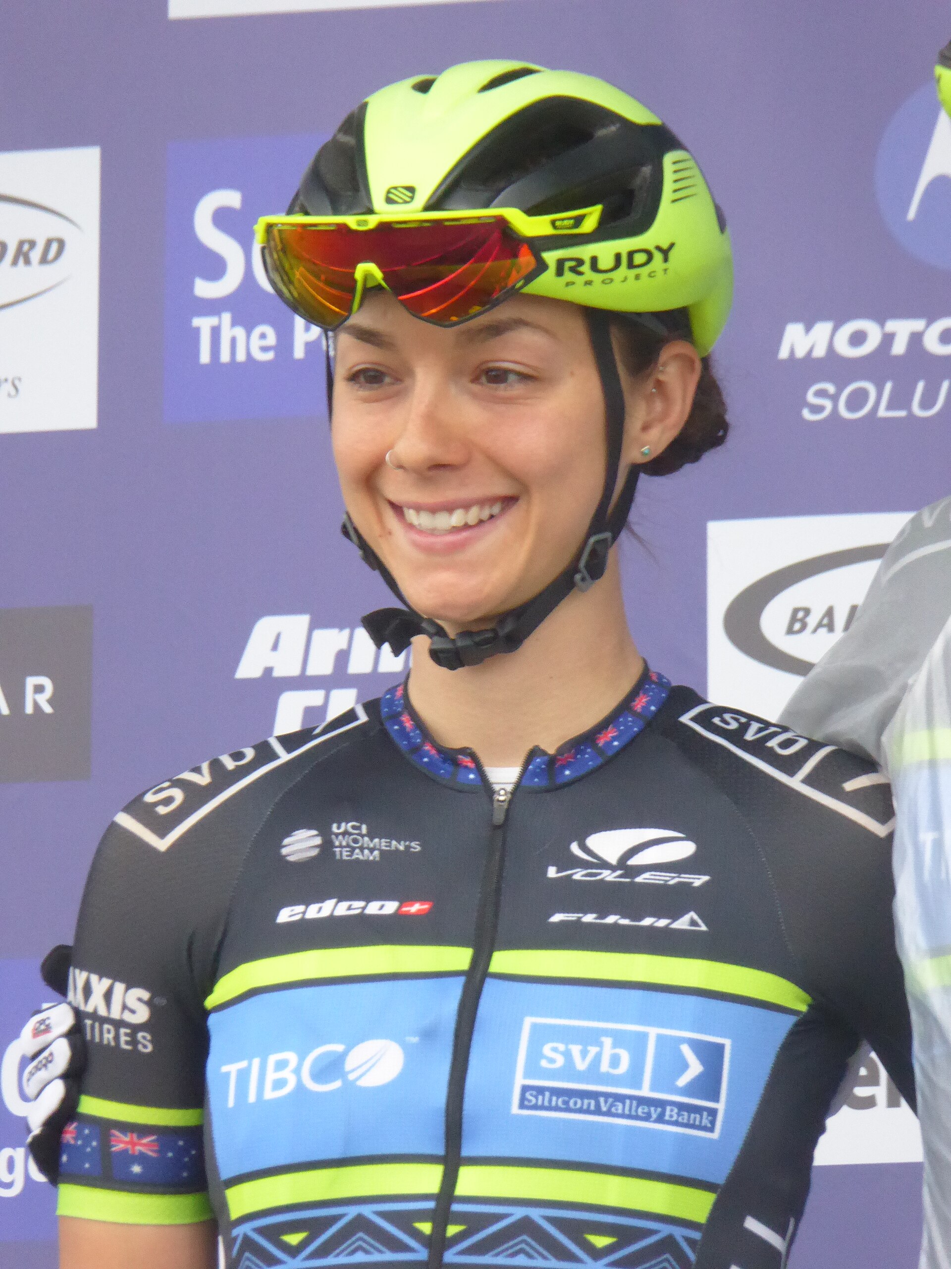 Imagem de referência de Shannon Malseed, descrito nos dados abertos como ciclista australiana
