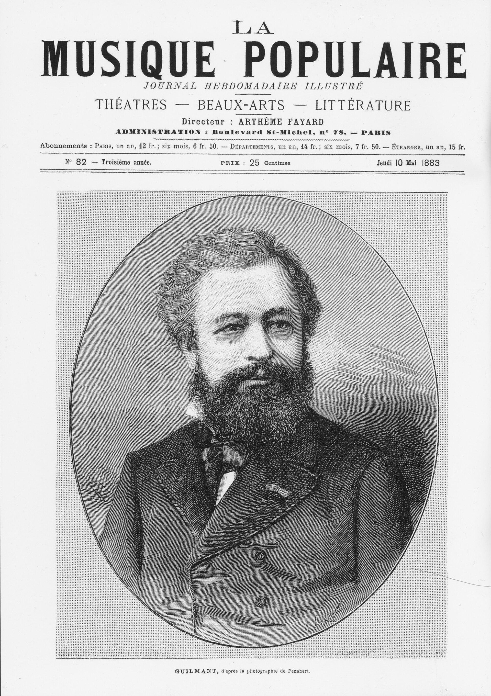 Imagem de referência de Alexandre Guilmant, descrito nos dados abertos como compositor francês