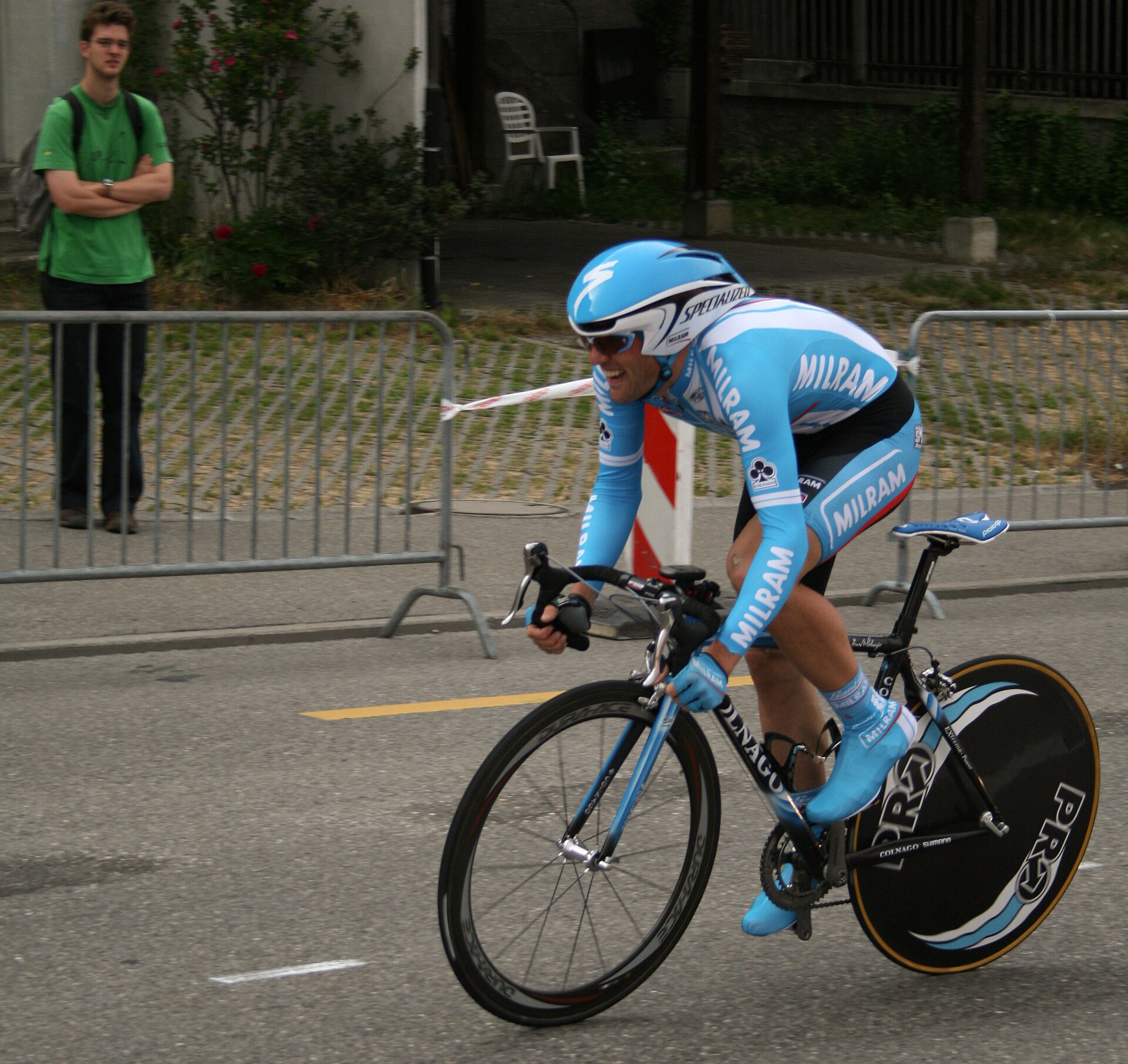Imagem de referência de Mirco Lorenzetto, descrito nos dados abertos como ciclista italiano