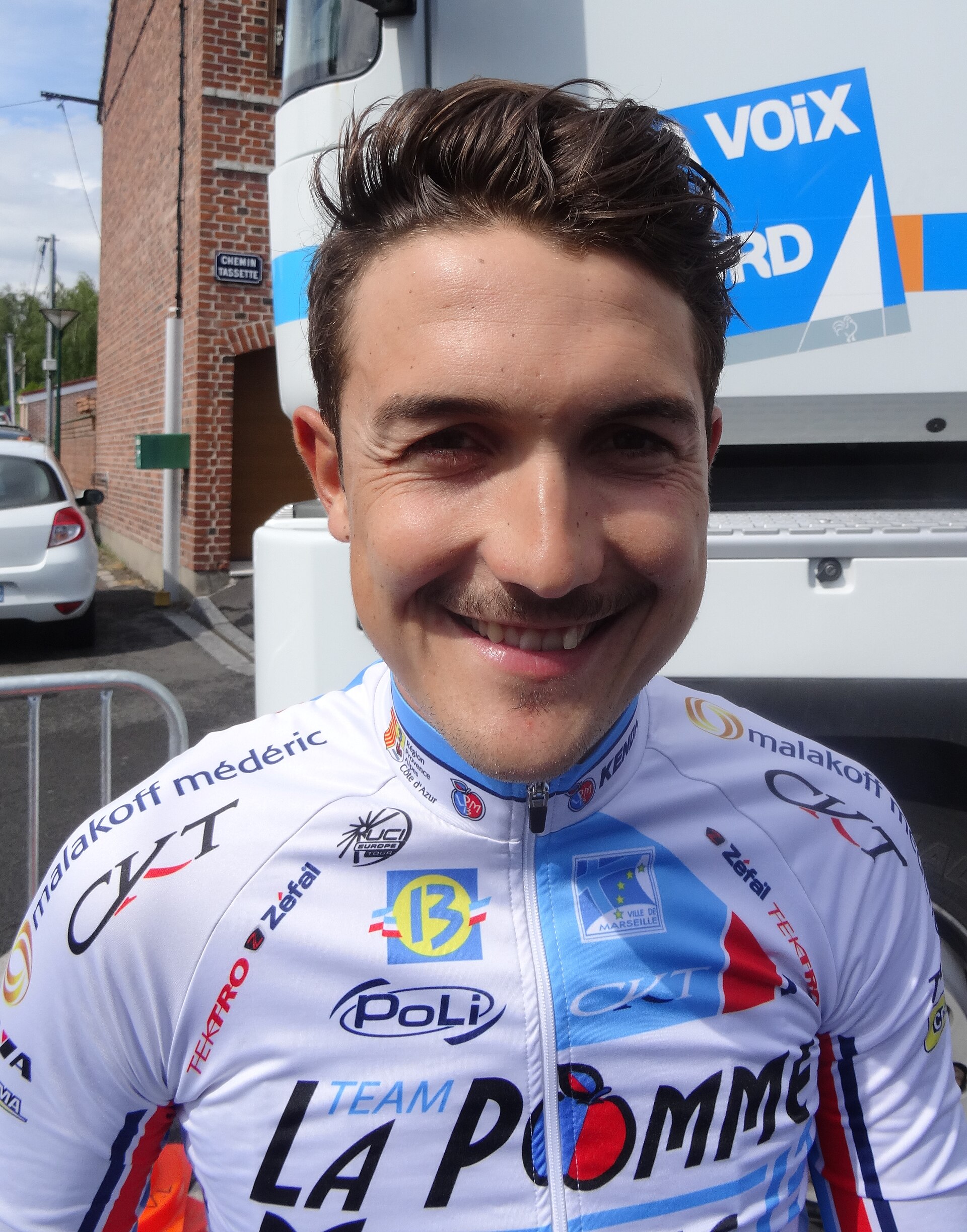 Imagem de referência de Thomas Rostollan, descrito nos dados abertos como ciclista francês