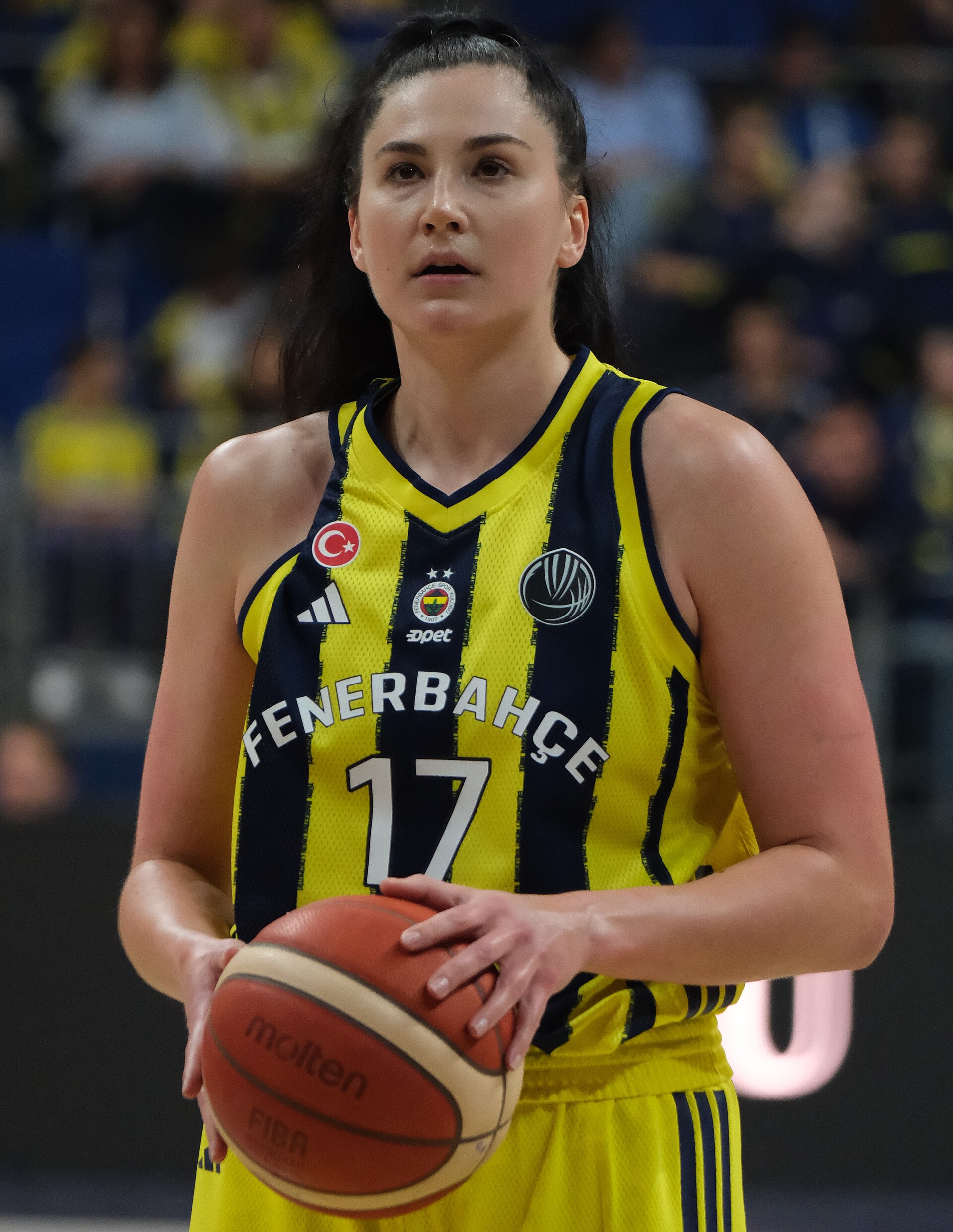 Imagem de referência de Megan Gustafson, descrito nos dados abertos como jogadora de basquetebol norte-americana