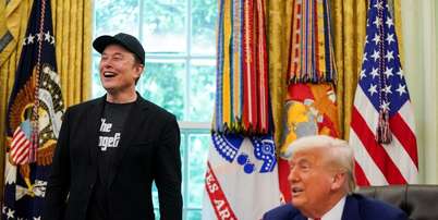 Presidente dos EUA, Donald Trump, e Elon Musk participam de coletiva de imprensa na Casa Branca 30 de maio de 2025 REUTERS/Nathan Howard Foto: Reuters