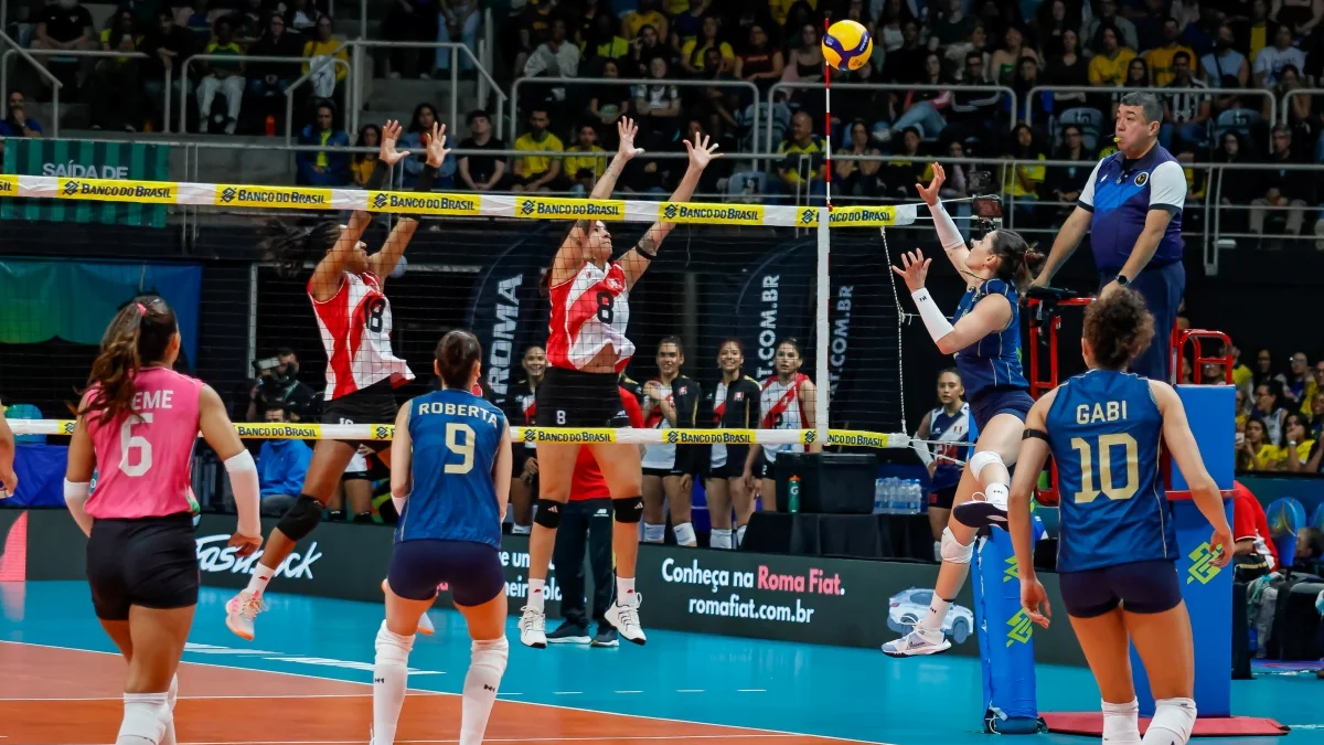 Vôlei: Brasil vence Peru e segue invicto no Sul-Americano Feminino