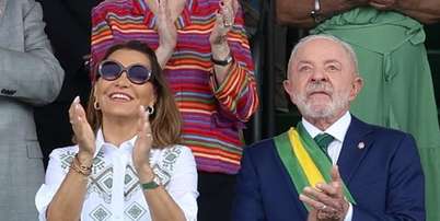 Jabja e Lula no desfile de 7 de Setembro Foto: Lula Marquez/Ag&ecirc;ncia Brasil/Divulga&ccedil;&atilde;o / Elas no Tapete Vermelho