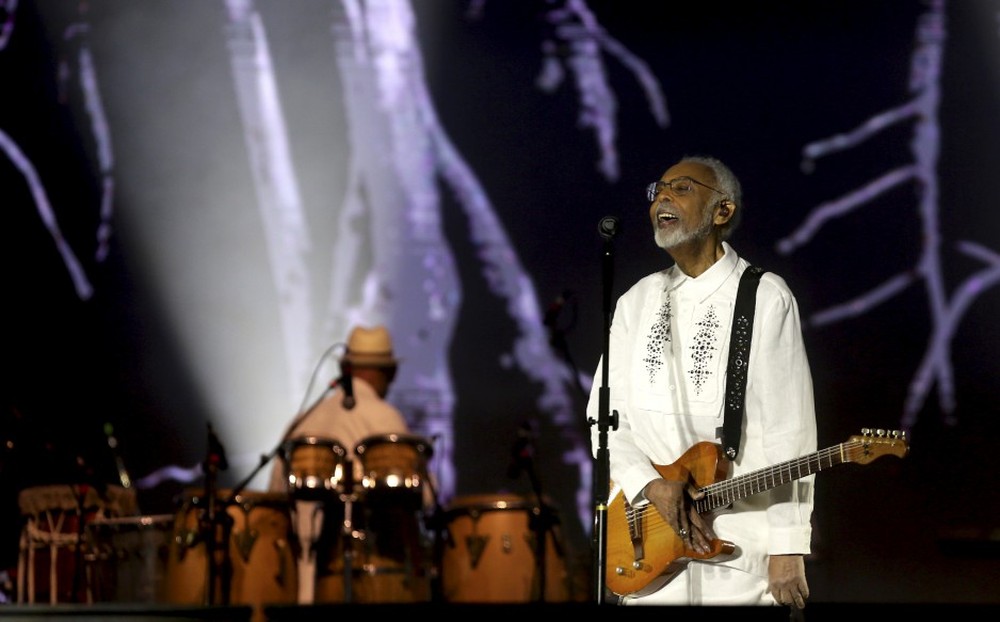 Gilberto Gil no Palco Mundo — Foto: Marcelo Theobald / Agência O Globo