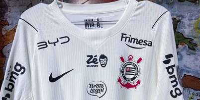 Foto: Camisa do Corinthians (Imagem: Sport Club Corinthians Paulista) / G&aacute;vea News