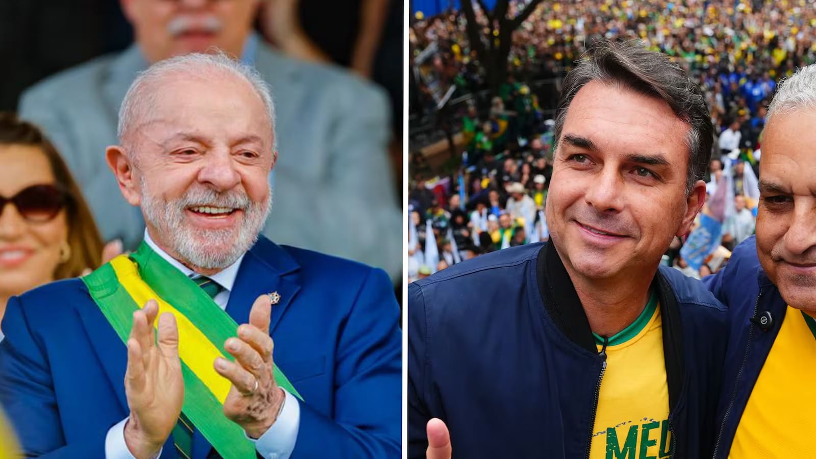 Candidatos Lula e Flávio Bolsonaro abordaram temas distintos no horário eleitoral da noite desta quinta-feira (10) Ricardo Stuckert/Flickr Lula - 07.09.2026; Vittor Sales/Flickr Flávio Bolsonaro - 07.09.2026