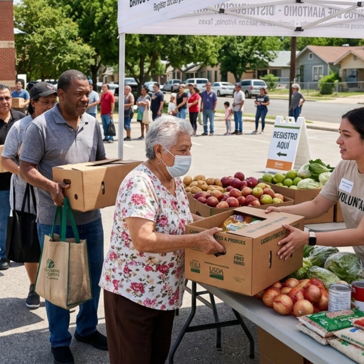 Texas distribuirá alimentos gratuitos a sus residentes del 11 al 13 de septiembre: horarios y despensas disponibles
