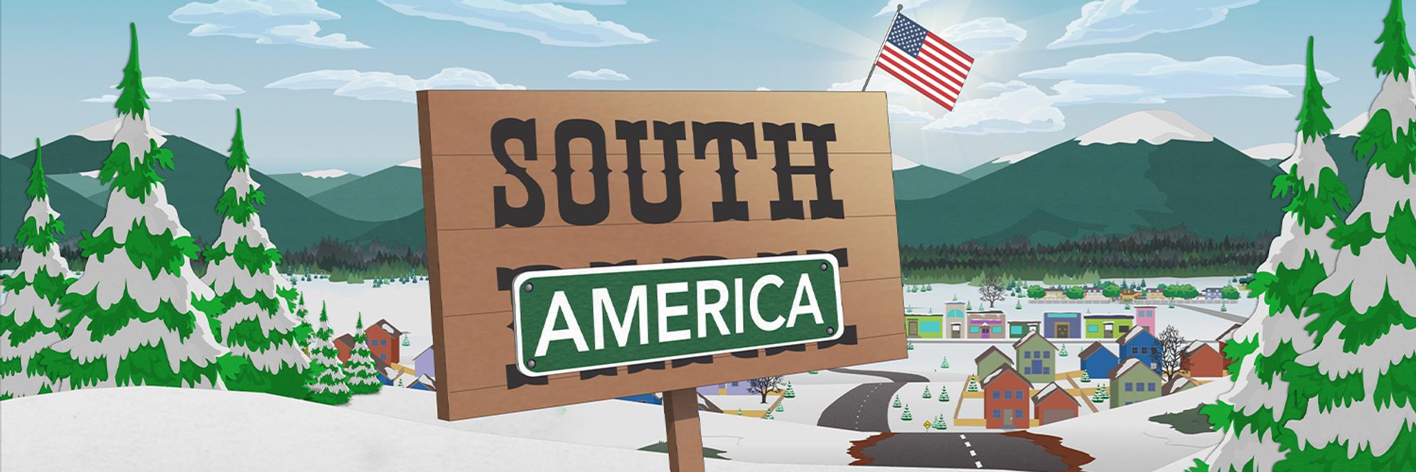 'South Park' diz que está mudando o nome para 'América do Sul' em clara referência à Trump