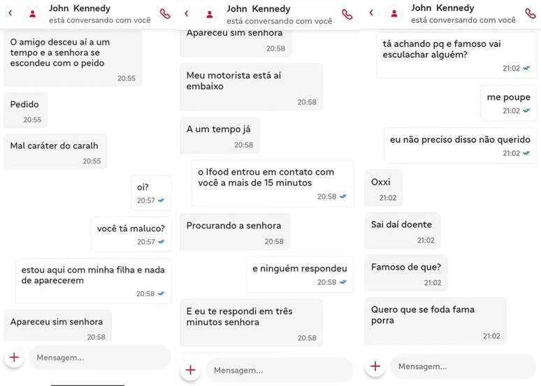 John Kennedy, do Fluminense, é acusado de ameaça por entregadora