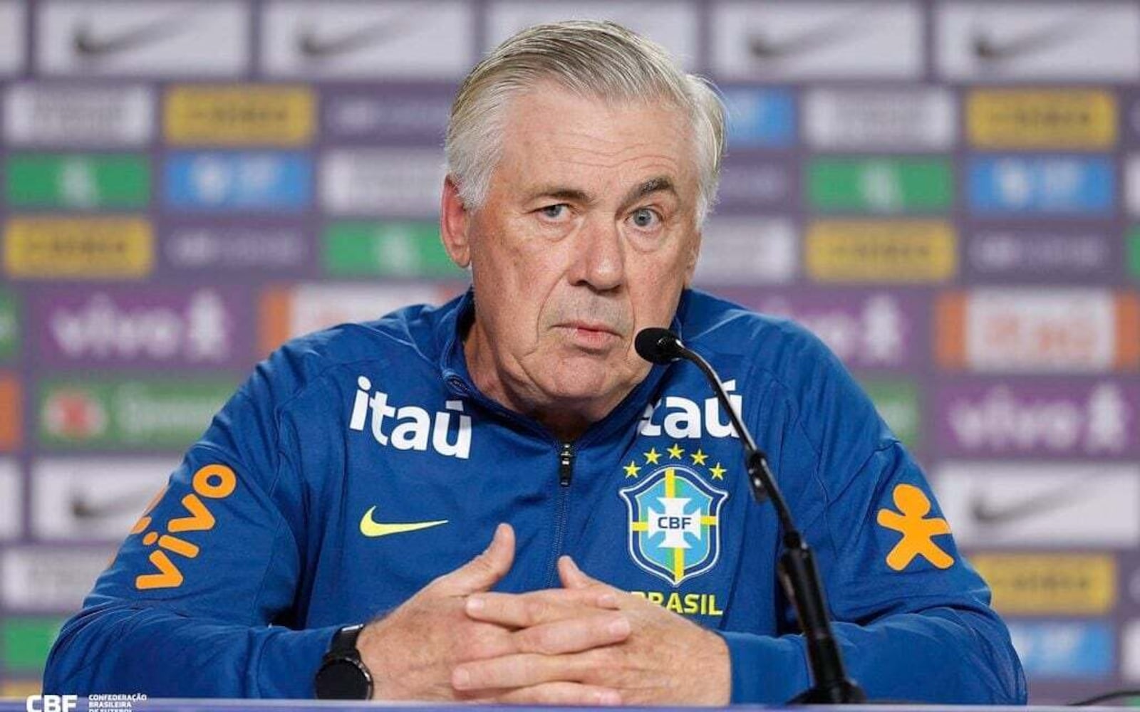 Carlo Ancelotti anuncia sua primeira convocação na Seleção Brasileira pós-Copa de 2026 (Foto: Rafael Ribeiro / CBF) Carlo Ancelotti anuncia sua primeira convocação na Seleção Brasileira pós-Copa de 2026 (Foto: Rafael Ribeiro / CBF)