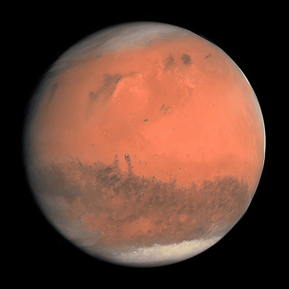 Marte, o futuro destino para as viagens espaciais humanas.