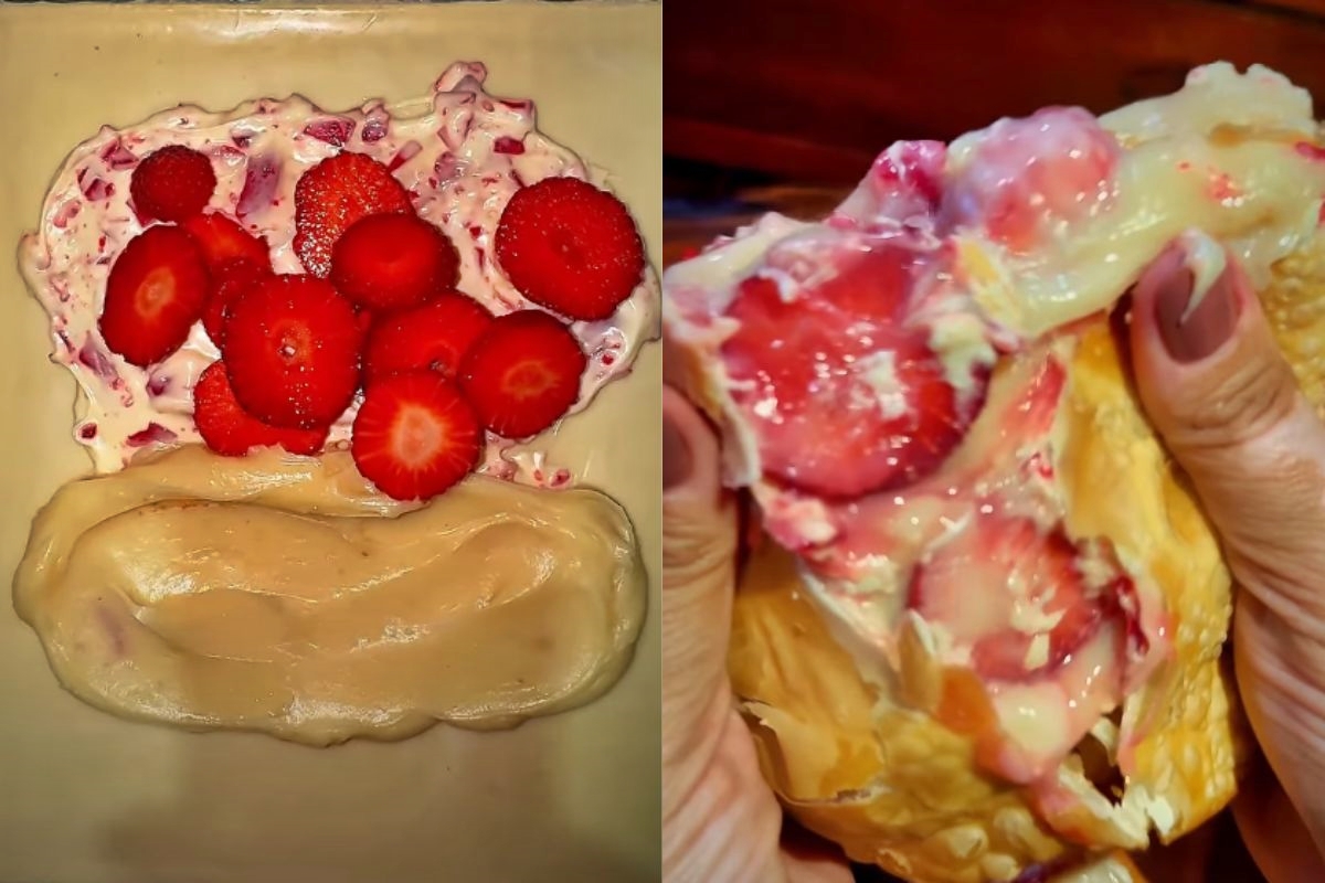 Morango cravejado ganha versões de picolé, bolo e até recheio de pastel