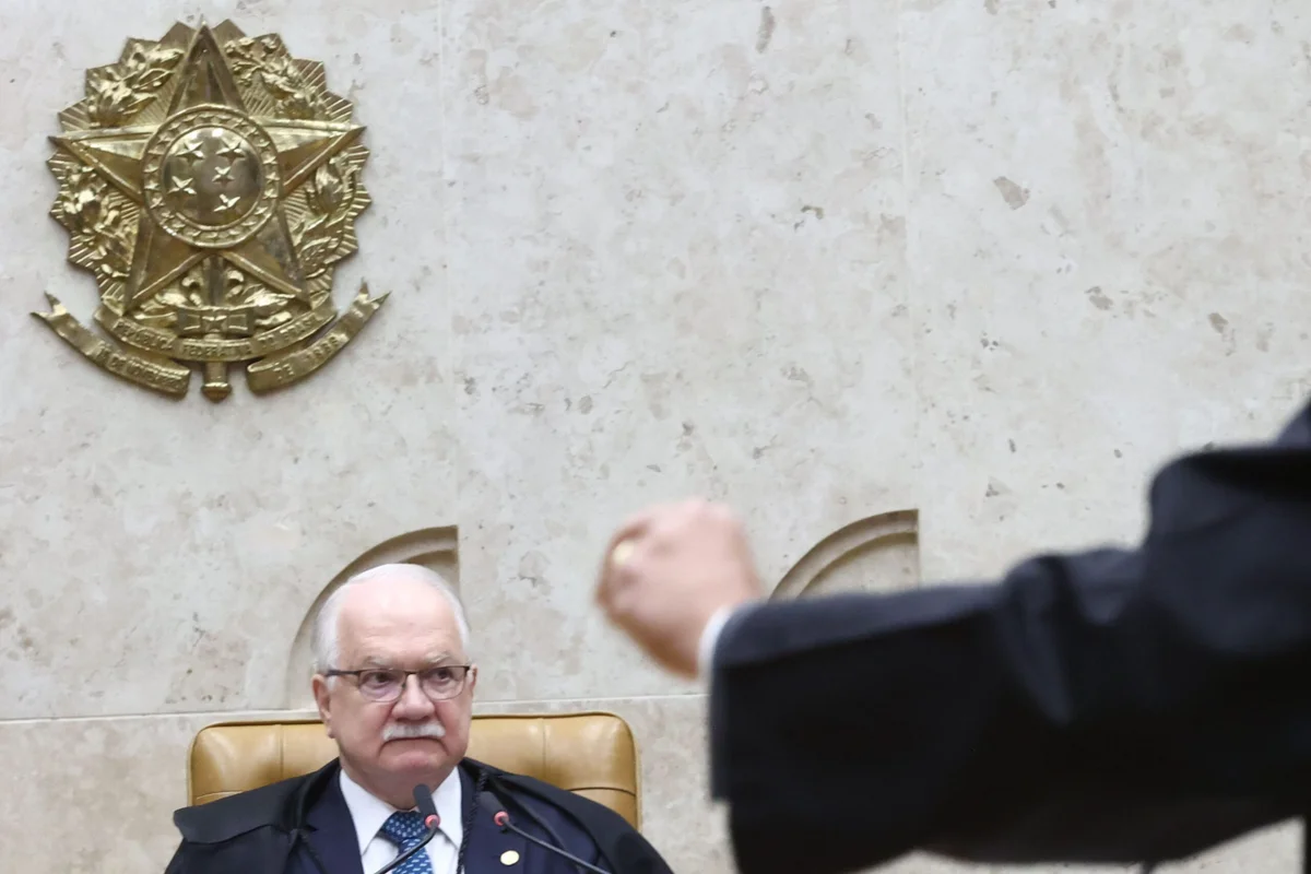 Edson Fachin, presidente do STF, no plenário do tribunal -- Metrópoles