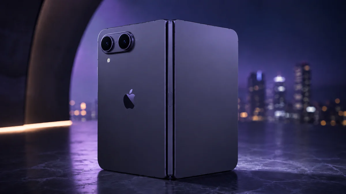 Imagem da matéria: Lançamento é hoje (9): 1º celular dobrável da Apple deve se chamar "iPhone Duo"