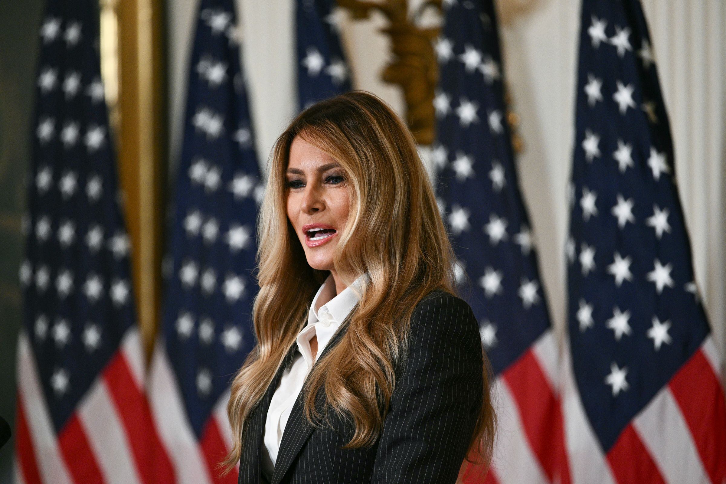 Melania Trump enfatiza a importância da administração da Casa Branca enquanto seu marido altera radicalmente os terrenos históricos