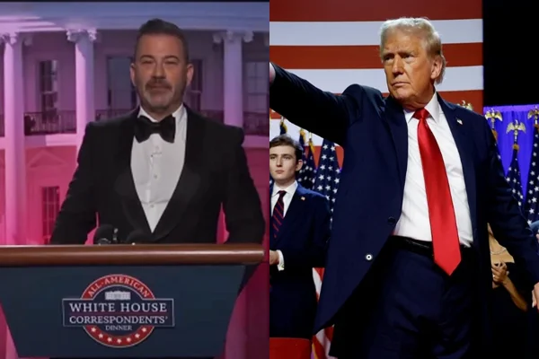 Jimmy Kimmel acusa Trump de barrar entrevista com candidato democrata - destaque galeria