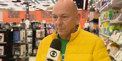 O empres&aacute;rio Luciano Hang em entrevista &agrave; Globo: cr&iacute;tica ao "jornalismo ideol&oacute;gico" n&atilde;o o impede de anunciar sua redes de lojas na emissora da fam&iacute;lia Marinho Foto: Reprodu&ccedil;&atilde;o/TV