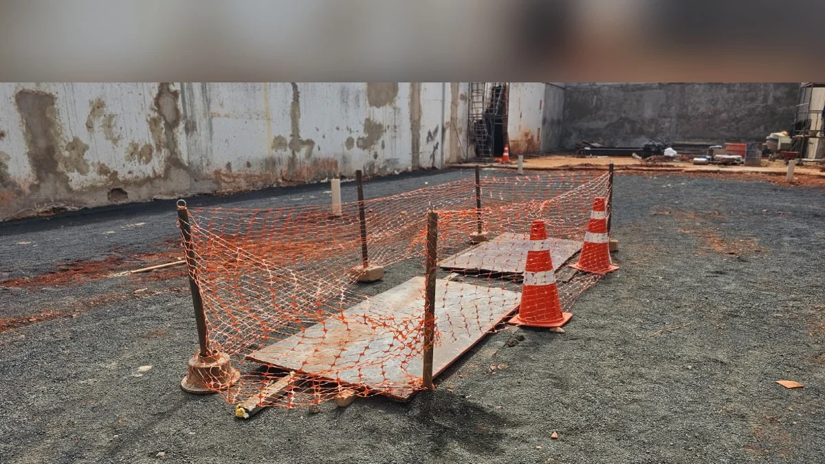 Trabalhador cai em galeria subterrânea e é resgatado em Uberlândia