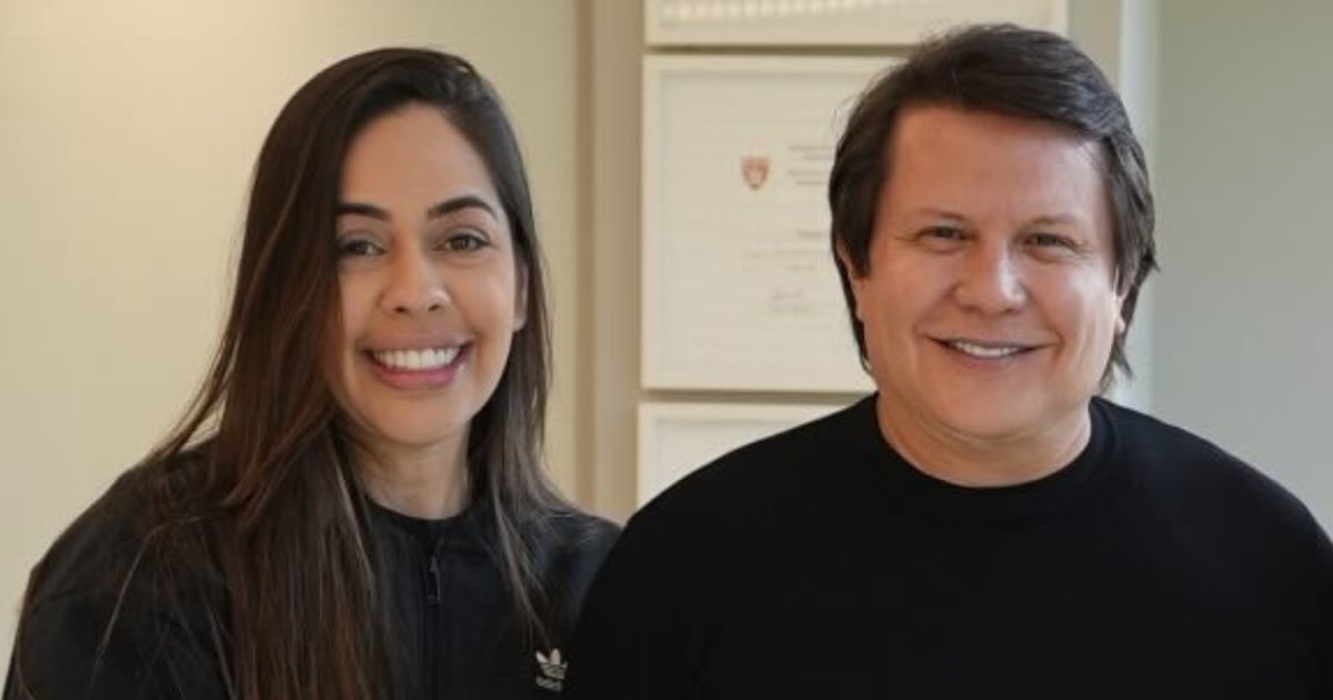 Amante que virou namorada de Giovani marca plástica no nariz, e web diz: ‘Já vai depenar o pato’