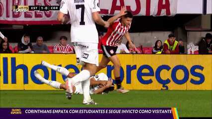 Corinthians empata com Estudiantes e segue invicto como visitante