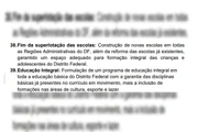 Dois dos 11 candidatos ao GDF não têm propostas para crianças