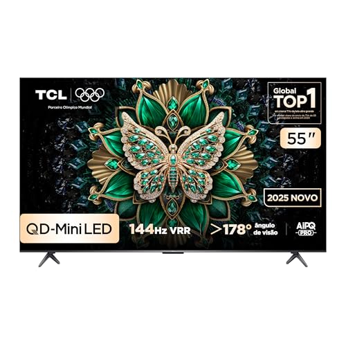 Smart TV TCL 55 Polegadas QLED Mini LED 4K C6K